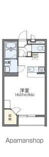 レオパレスシュエット【103号室】の間取り
