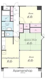 ラプラス新倉敷【4階】の間取り