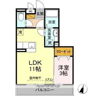 GLORY HILLS(グローリーヒルズ)【3階】の間取り