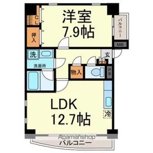 ラ・カンパネーラ【9階】の間取り