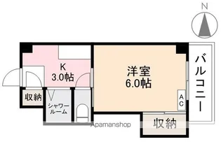 リベルテ二番丁【402号室】の間取り