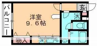 クレール・シャンブル【1階】の間取り