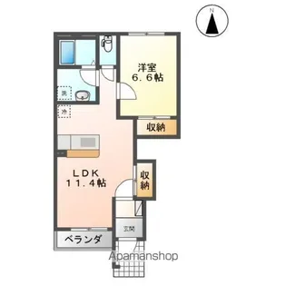 SANSA 盛南【1階】の間取り