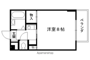 ルモンド【206号室】の間取り