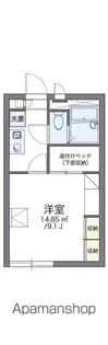 レオパレスレジーナ【202号室】の間取り
