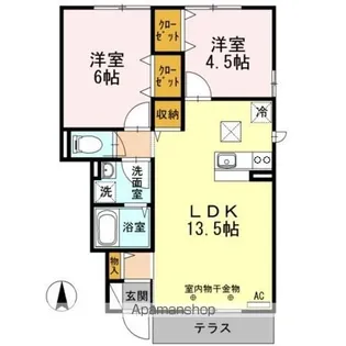 ネバーマインド II【1階】の間取り