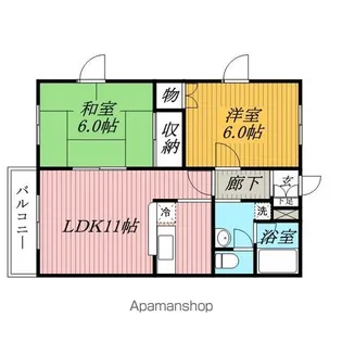 ヴィラ・デラエステ【2階】の間取り