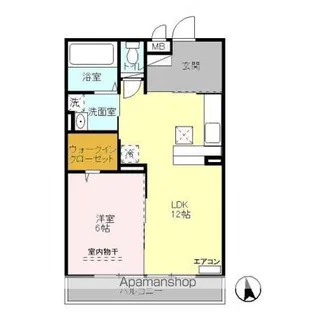 ブエナスエルテ・エテルノ【1階】の間取り