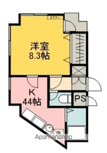 リューレント雄郡【4階】の間取り