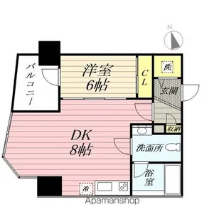 ANEMOS鶴見【5階】の間取り