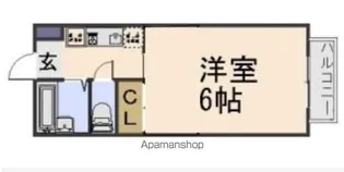 メゾンみの【1階】の間取り