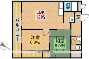 SURPLUSチェリー【1階】の間取り
