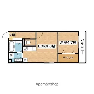 ネクストメゾン吹田駅前【1階】の間取り