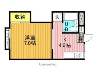 コーポDS【205号室】の間取り