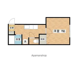 アーバンハイツ新屋駅前E【105号室】の間取り