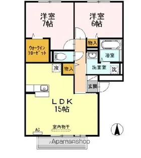 メイユール【2階】の間取り