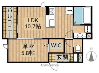 D−HILLS領家【2階】の間取り