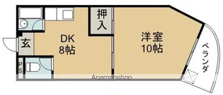 ヒルサイドハイツ【205号室】の間取り