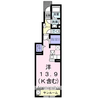 グランド ルーチェ 寺内【1階】の間取り