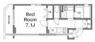 エヌフラット中目黒【2階】の間取り