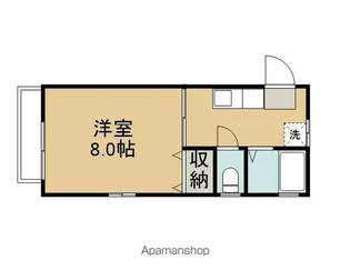 センターフィールドB【103号室】の間取り