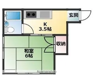 川島ハウス【2階】の間取り