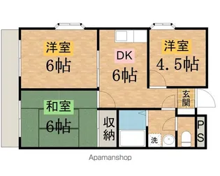 メゾンシエル【1階】の間取り