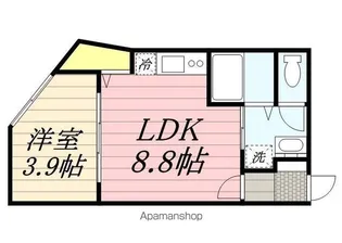 ボナール【4階】の間取り