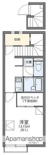 レオネクストYANNO3【202号室】の間取り