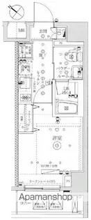 イアース横濱関内【705号室号室】の間取り