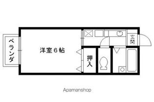 セジュール藤森【202号室】の間取り