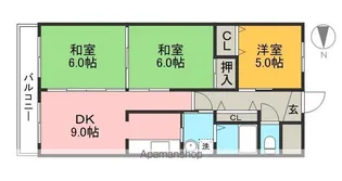 セゾンSAKAMOTO【2階】の間取り