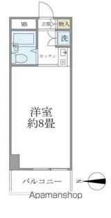 番衆エムエスビル【7階】の間取り