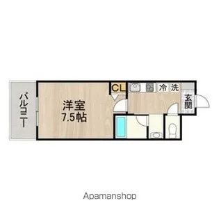 CITY SPIRE 名古屋本陣【3階】の間取り