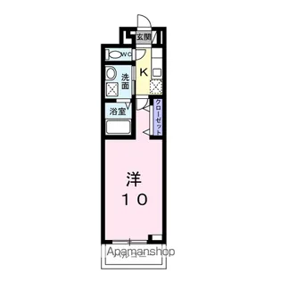 アイルヴィラK【1階】の間取り