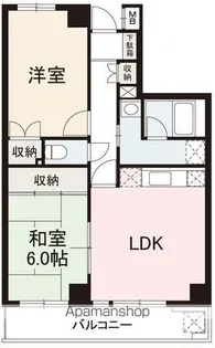 リッシュメゾン【6階】の間取り