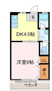 第二沼ハイツ【205号室】の間取り