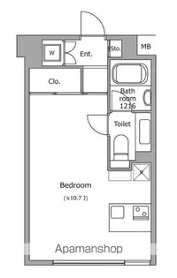 ヴォアラクテ西早稲田【2階】の間取り