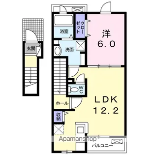 ミルトメゾン・Y Ⅱ【2階】の間取り