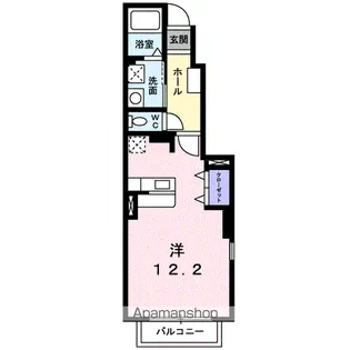 アビタシオン・F【1階】の間取り