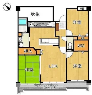 リヴィエール下曽根駅南口1302号【1302号室】の間取り