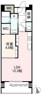 アルファレジデンス観光通り【2階】の間取り