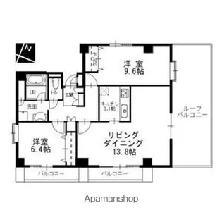 ケイジェイ・レジデンス覚王山【5階】の間取り