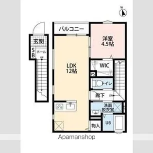 リーブルファイン大森台【2階】の間取り