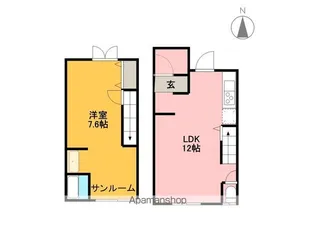 アメニティハイム【102号室】の間取り