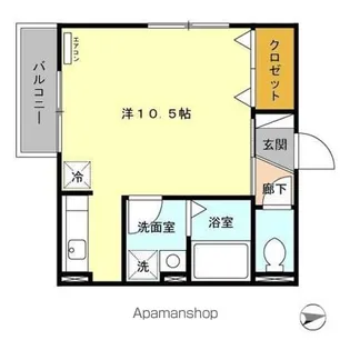 サン・ミッシェル【2階】の間取り