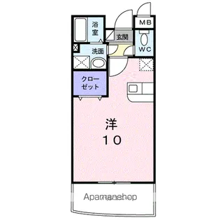ラ フローラ【1階】の間取り