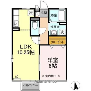 SHARES・M(シェアズエム)【1階】の間取り