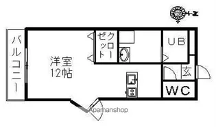 プレミール10番館【1階】の間取り