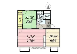 メゾン片山A棟【1階】の間取り